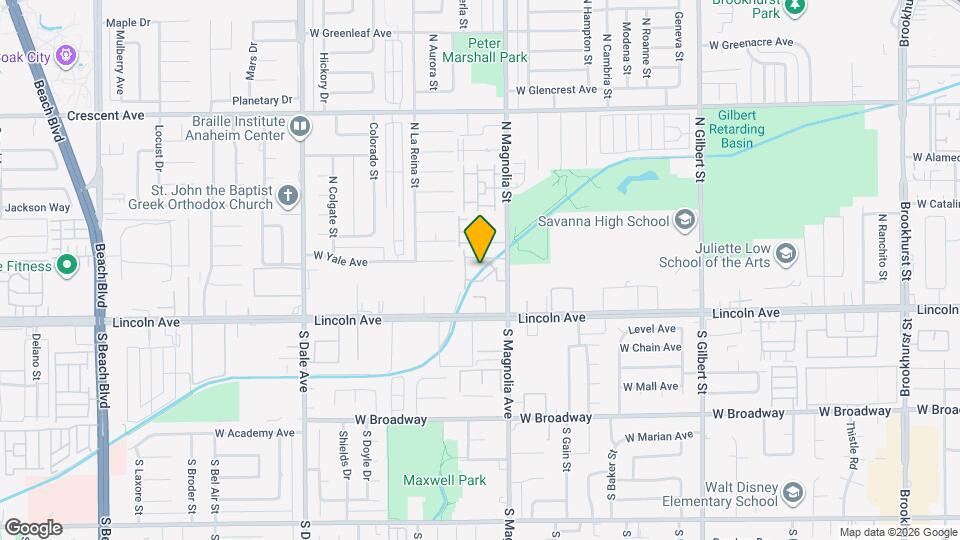 203 N Magnolia Ave Map and Location Details