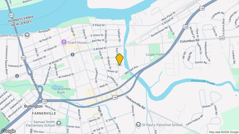 503 Linden Ave Map and Location Details