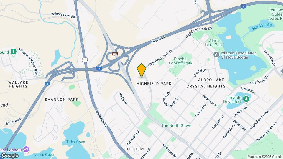 86 Highfield Park Dr Map and Location Details