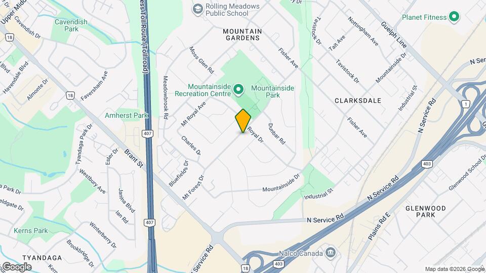 2162 Mt Forest Dr Map and Location Details