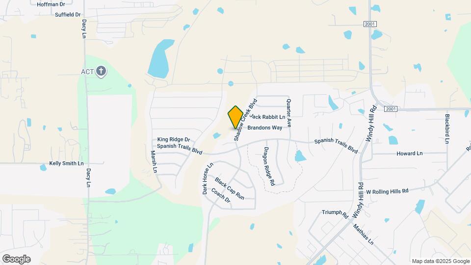 1021 Shadow Creek Blvd Map and Location Details