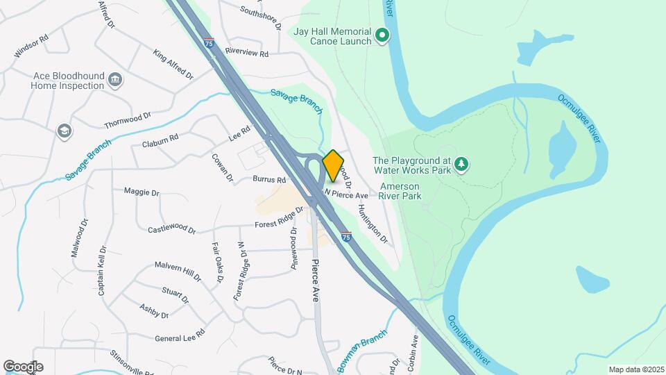 960 N Pierce Ave Map and Location Details