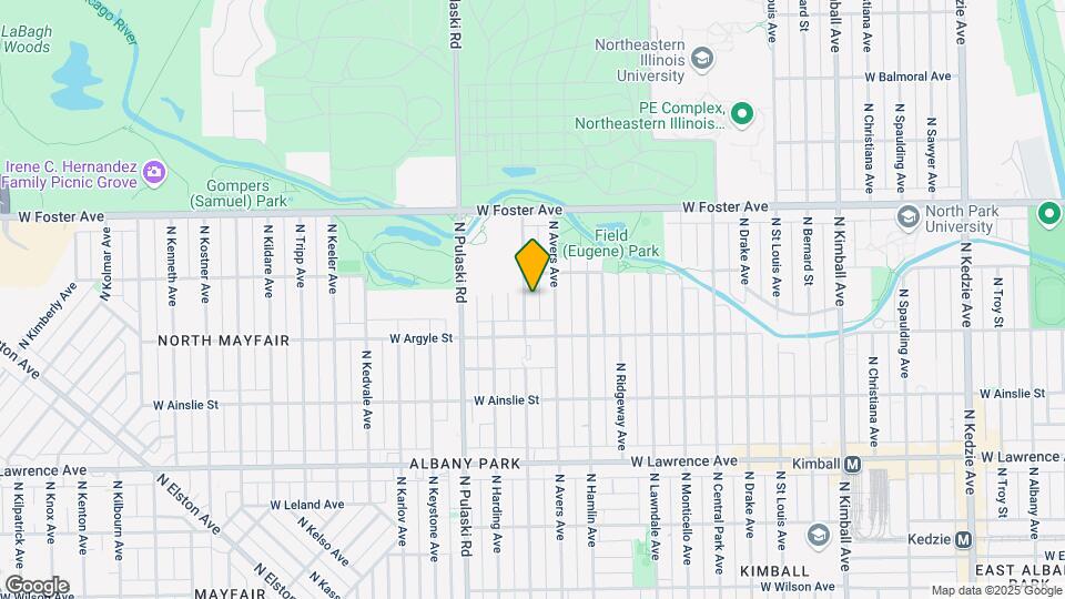5033 N Springfield Ave Map and Location Details