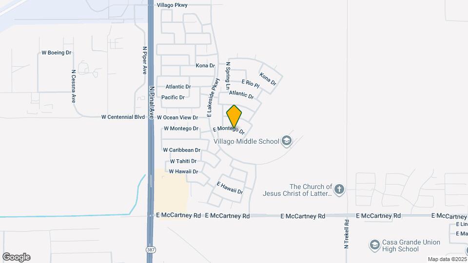 303 E Montego Dr Map and Location Details