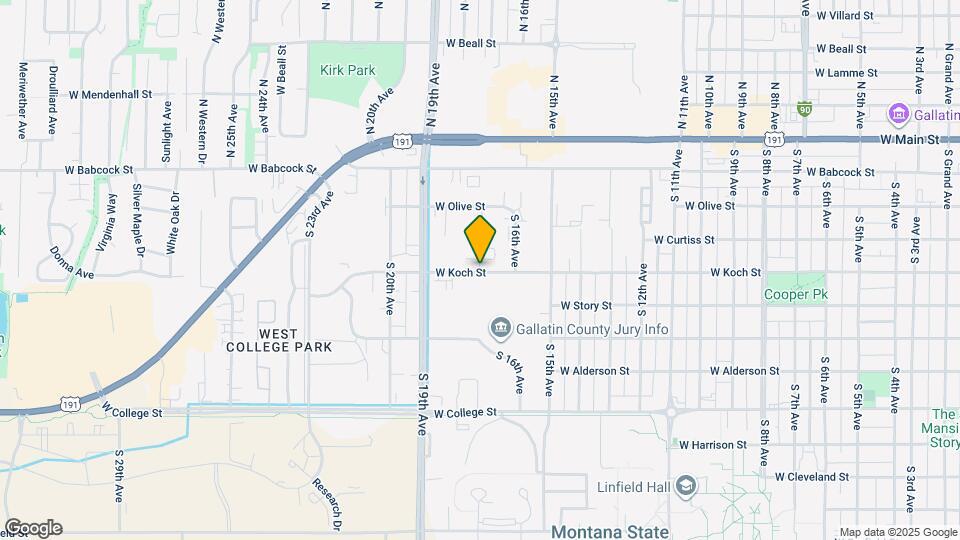 1711 W Koch St, Unit Cedarwinds #34 Map and Location Details