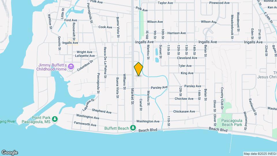 1207 Canal St Mapa y Detalles de la Ubicación