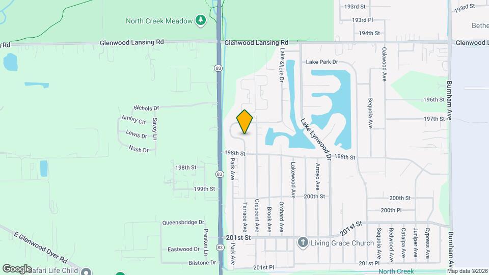 19719 Terrace Ave Mapa y Detalles de la Ubicación