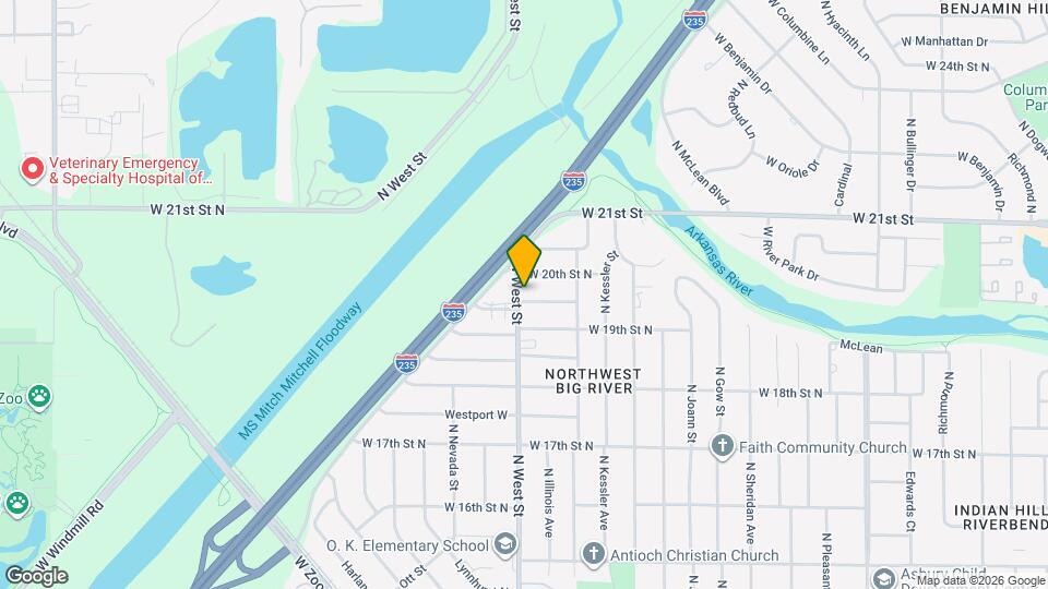 3926 W Westlawn St Map and Location Details