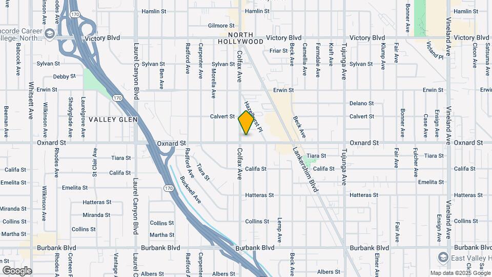 11685 Oxnard St Map and Location Details