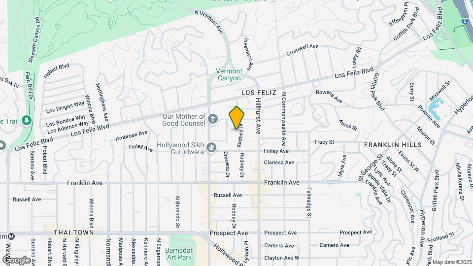 2045 Rodney Dr Mapa y Detalles de la Ubicación