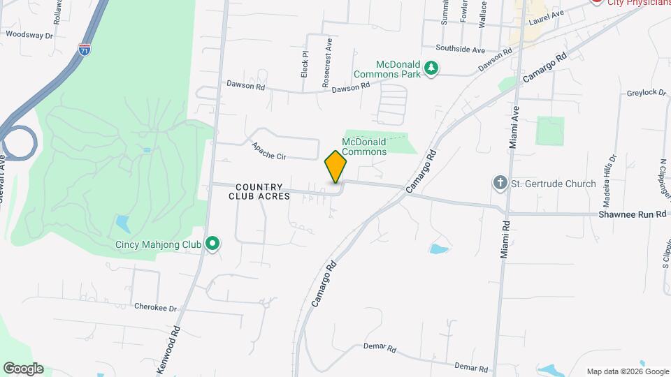6930 Shawnee Run Rd Map and Location Details