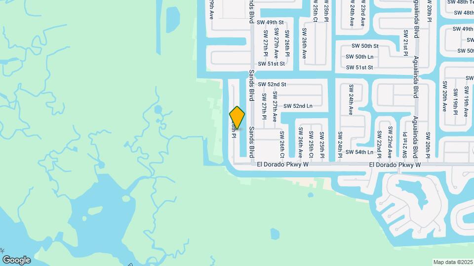 5323 SW 28th Pl Map and Location Details
