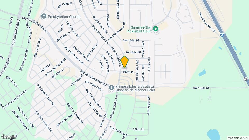 16342 SW 23rd Court Rd Map and Location Details