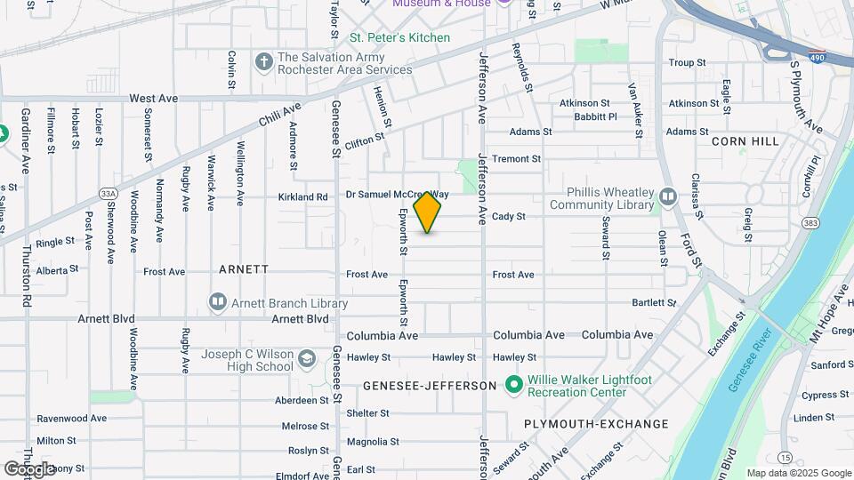 416 Champlain St Map and Location Details