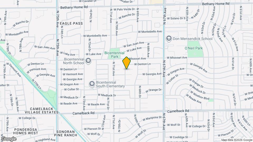 6941 W Vermont Ave Mapa y Detalles de la Ubicación