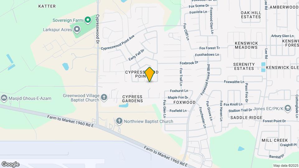 6802 Lark Hill St Map and Location Details