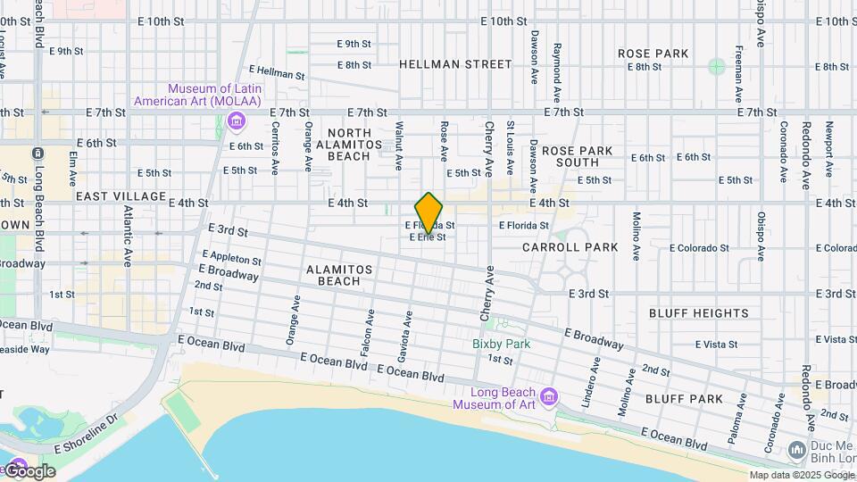 1714 E Erie St Map and Location Details