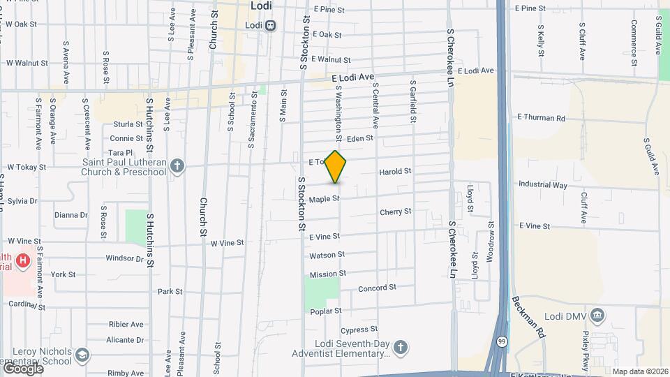 735 S Washington St, Unit 3 Map and Location Details