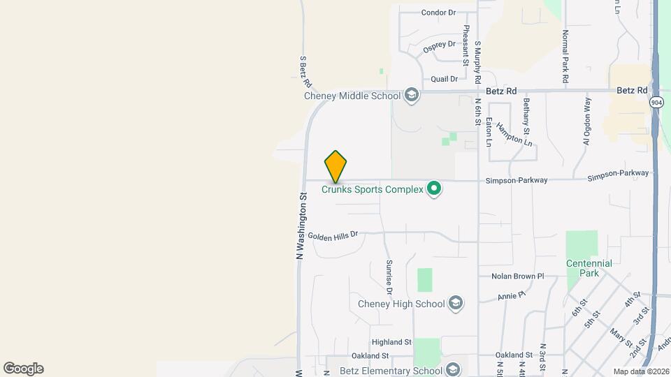 1025 Greenfield Dr Map and Location Details