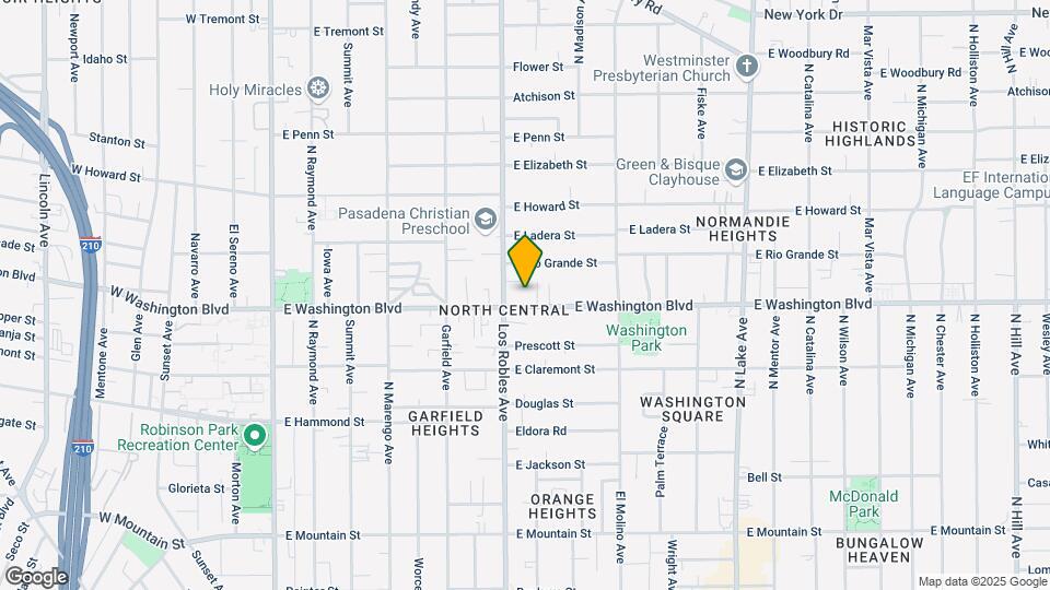 475 E Washington Blvd Mapa y Detalles de la Ubicación