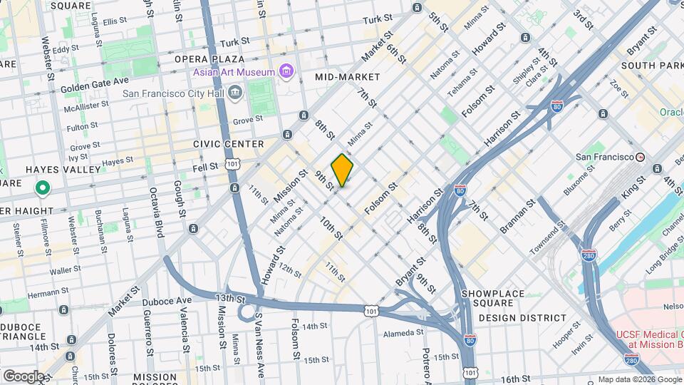 205 9th St Map and Location Details
