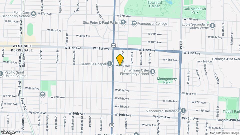 5909 Cartier St Map and Location Details