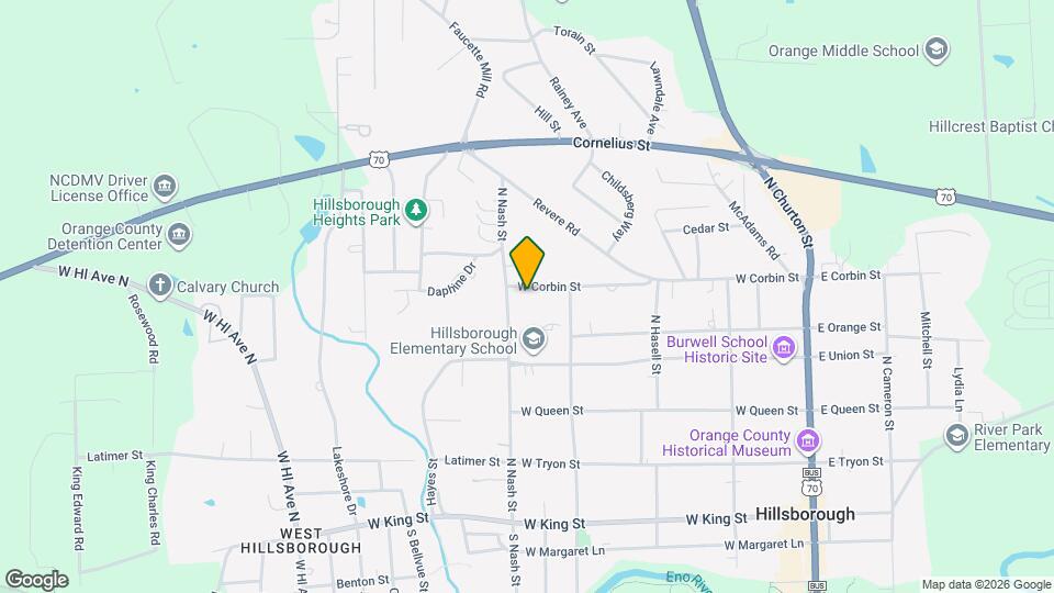 419 W Corbin St Map and Location Details