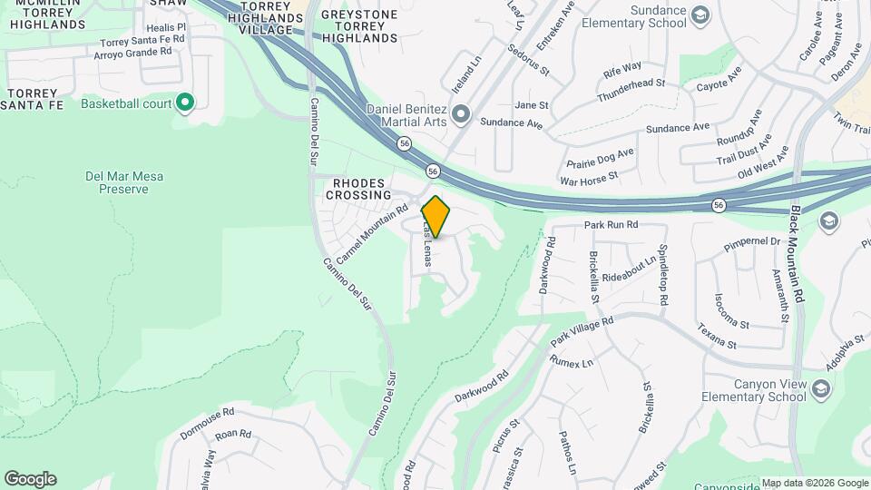 12673 Via Las Lenas Map and Location Details