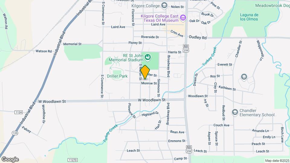 609 Monroe St Map and Location Details