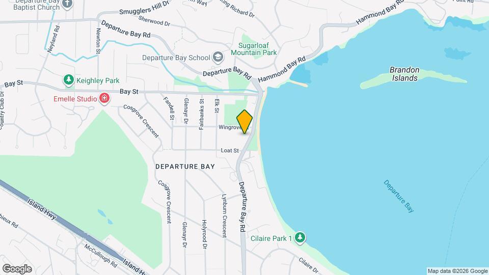 2745 Departure Bay Rd Map and Location Details