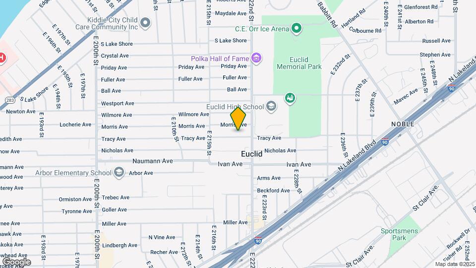 22001 Tracy Ave Mapa y Detalles de la Ubicación