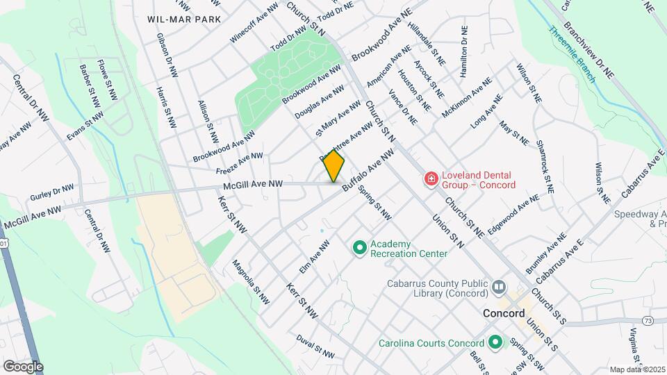 105 McGill Ave NW Map and Location Details