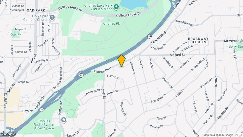 6123 Federal Blvd, Unit 6125 Federal Blvd. Unit A Map and Location Details