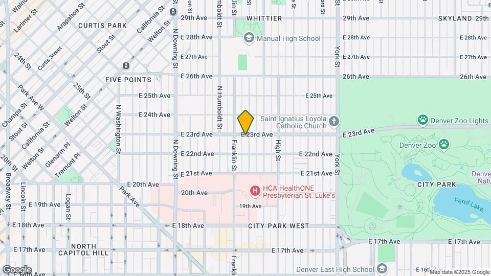 2259 N Gilpin St Map and Location Details