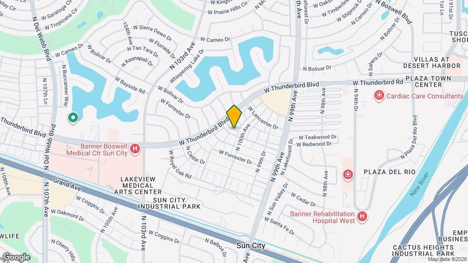 13416 N Hawthorn Dr Map and Location Details