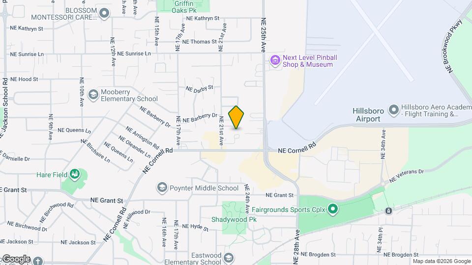 928 NE 21st Ave Map and Location Details