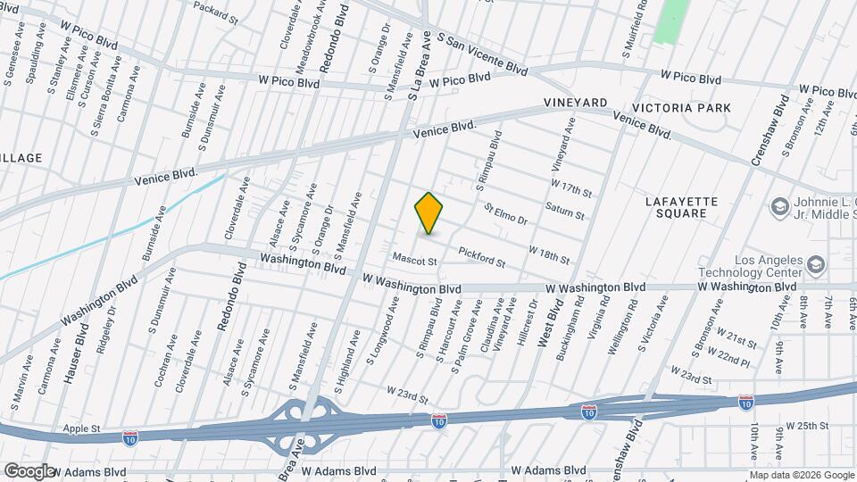 4828 Pickford St Map and Location Details