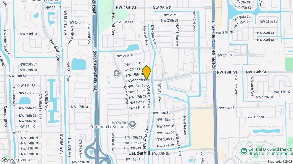 1851 NW 47th Ave Map and Location Details