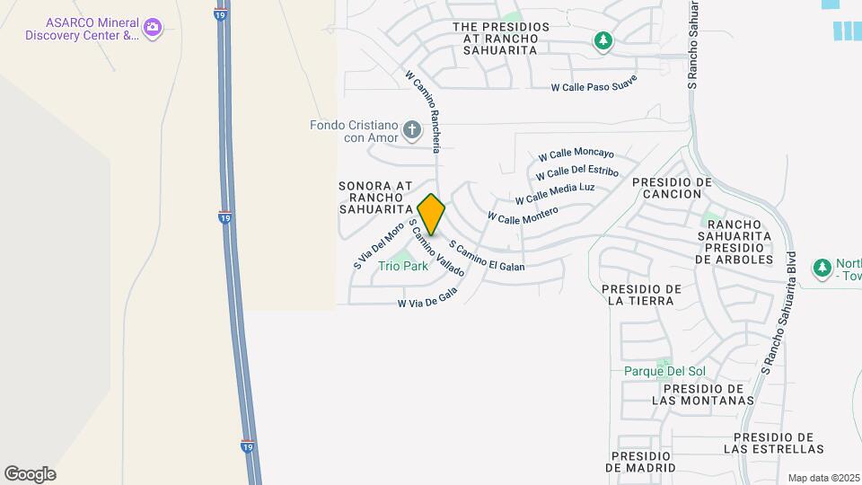 14349 S Camino Vallado Mapa y Detalles de la Ubicación