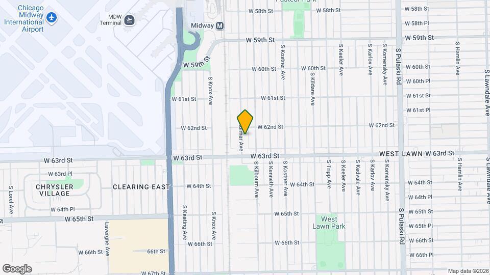 6221 S Kolmar Ave Mapa y Detalles de la Ubicación