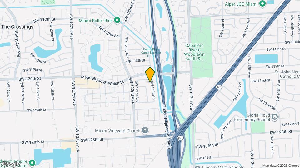 12040 SW 119th Pl Map and Location Details