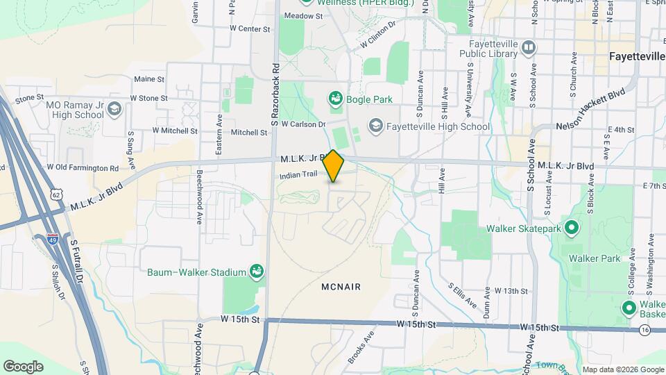 1142 W Rochier St Map and Location Details