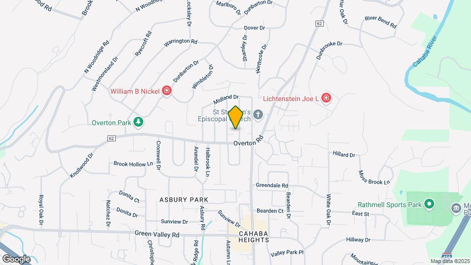 Overton Village Townhomes Mapa y Detalles de la Ubicación
