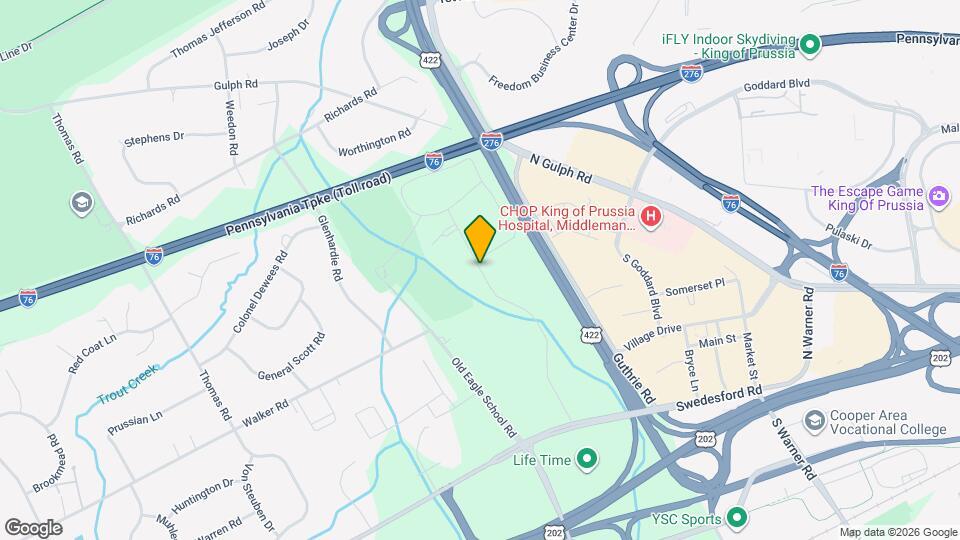 400 Drummers Ln Map and Location Details