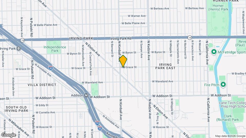 3757 N Kimball Ave Map and Location Details