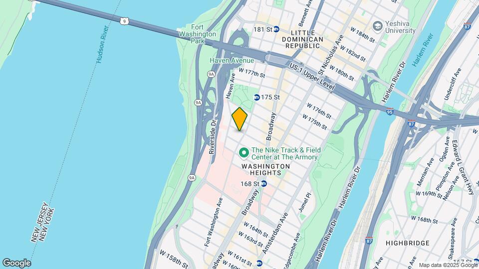 255 Fort Washington Ave Map and Location Details