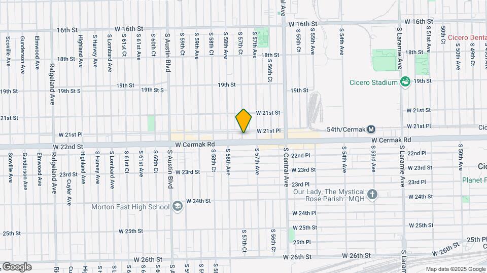 5720 W. Cermak, Cicero, IL 60804 Map and Location Details
