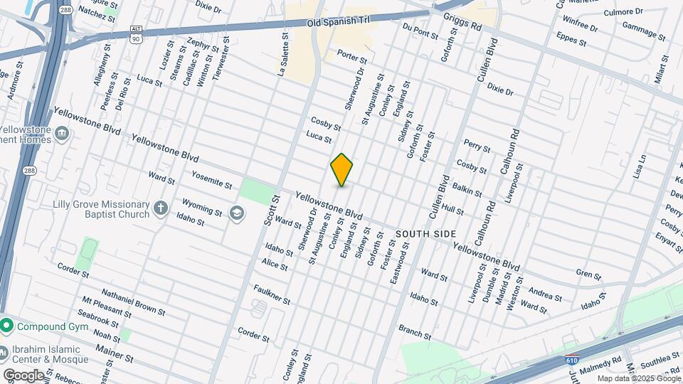 6615 St Augustine St Map and Location Details