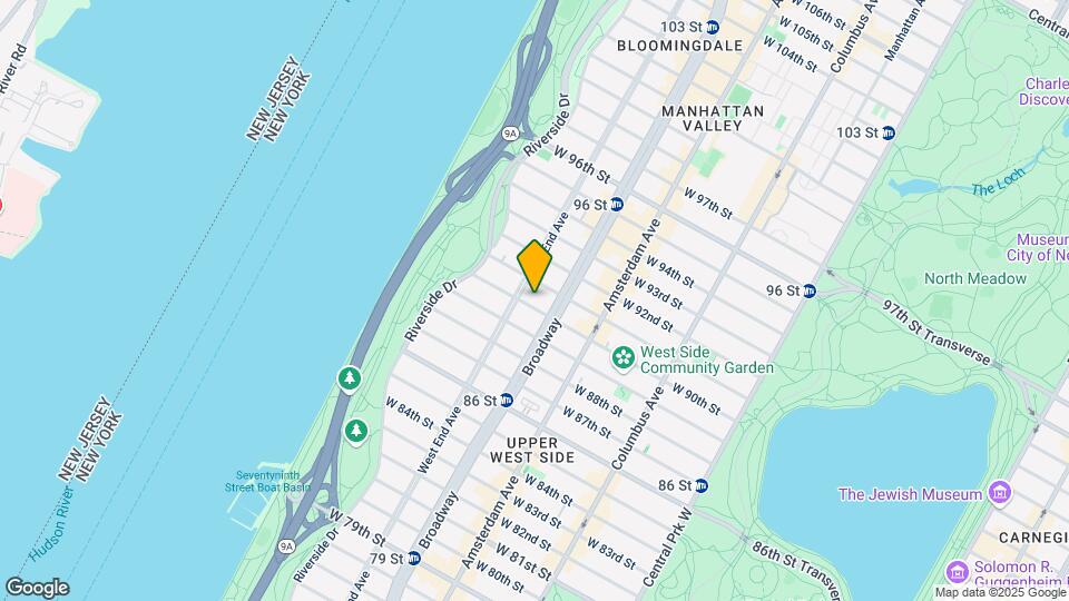 267 W 90th St Map and Location Details