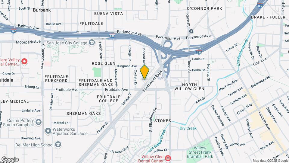 832 Deland Map and Location Details